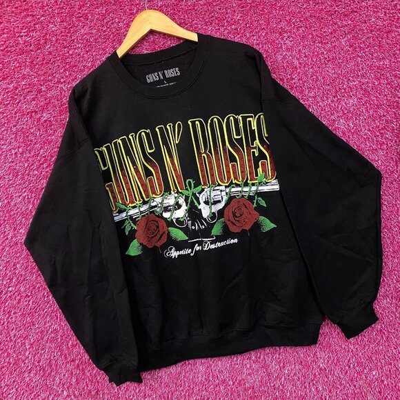 Guns N' Roses Appetite For Destruction Rock Band Crewneck Sweatshirt Large - Picture 3 of 5